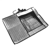 Silver AC Unit Cover Air Conditioner Unit Aluminum Foil Dustproof Rainproof Sunshield Cover 80x30x57cm / 31.5x11.8x22.4in