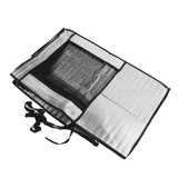 Silver AC Unit Cover Air Conditioner Unit Aluminum Foil Dustproof Rainproof Sunshield Cover 80x30x57cm / 31.5x11.8x22.4in