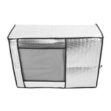 Silver AC Unit Cover Air Conditioner Unit Aluminum Foil Dustproof Rainproof Sunshield Cover 86x35x60cm / 33.9x13.8x23.6in In Australia - Darrahopens