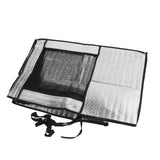 Silver AC Unit Cover Air Conditioner Unit Aluminum Foil Dustproof Rainproof Sunshield Cover 86x35x60cm / 33.9x13.8x23.6in