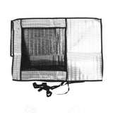 Silver AC Unit Cover Air Conditioner Unit Aluminum Foil Dustproof Rainproof Sunshield Cover 96x40x70cm / 37.8x15.7x27.6in