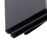 Card Holder Black Card Case RFID Blocking Aluminium Alloy PU Anti Degaussing Large Capacity Withstand Wear Card Wallet