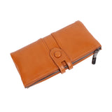 Women Wallet RFID Blocking Large Capacity Zipper Closure PU Leather Retro Style Lady Wallet In Australia - Darrahopens