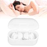 3 Pairs Noise Cancelling Silicone Ear Plugs Reusable Noise Reduction Waterproof Earplugs for Sleeping Swimming Ring Shape White