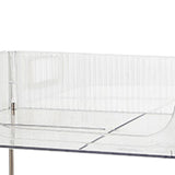 Desktop Organizer 2 Tier Ample Space Modern Storage Rack Shelves for Office Bedroom Home Decoration Transparent In Australia - Darrahopens