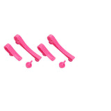 Plastic Beach Bag Hooks Accessories for Bogg Bags Insert Charm Cutie Cup Holder Connector Key Holder Rose Red