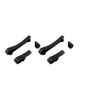 Plastic Beach Bag Hooks Accessories for Bogg Bags Insert Charm Cutie Cup Holder Connector Key Holder Black