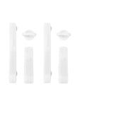 Plastic Beach Bag Hooks Accessories for Bogg Bags Insert Charm Cutie Cup Holder Connector Key Holder White