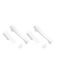 Plastic Beach Bag Hooks Accessories for Bogg Bags Insert Charm Cutie Cup Holder Connector Key Holder White