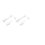 Plastic Beach Bag Hooks Accessories for Bogg Bags Insert Charm Cutie Cup Holder Connector Key Holder White