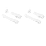 Plastic Beach Bag Hooks Accessories for Bogg Bags Insert Charm Cutie Cup Holder Connector Key Holder White