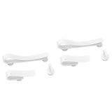Plastic Beach Bag Hooks Accessories for Bogg Bags Insert Charm Cutie Cup Holder Connector Key Holder White