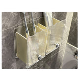 Wall Mounted Storage Organizer Box Non Drilling Plastic Wall Mount Storage Box for Toothpaste Toothbrush Cosmetic Brush Combs Milky White In Australia - Darrahopens