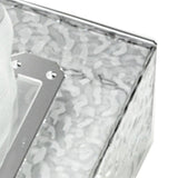 Napkin Paper Holder Box Space Saving Home Decoration Rugged Wall Mounted Tissue Box for Living Room Bedroom Transparent Silver