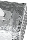 Napkin Paper Holder Box Space Saving Home Decoration Rugged Wall Mounted Tissue Box for Living Room Bedroom Translucent Silver