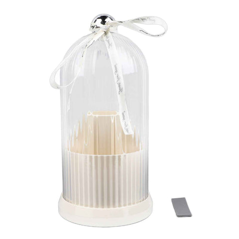 Makeup Brush Storage Holder 360 Degree Rotatable Makeup Organizer Dustproof Waterproof Holder for Lipstick Cosmetic Milky White In Australia - Darrahopens