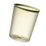 Transparent Garbage Bin with Top Ring Easy Attached Lid Free Large Capacity Trash Bin Can for Household Green In Australia - Darrahopens