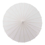Kids Paper Parasol Bamboo and Paper Chinese Style Elegant White DIY Paper Umbrellas for Decoration 58cm/22.8in In Australia - Darrahopens