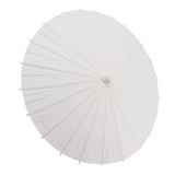 Kids Paper Parasol Bamboo and Paper Chinese Style Elegant White DIY Paper Umbrellas for Decoration 58cm/22.8in In Australia - Darrahopens