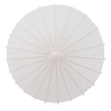 Kids Paper Parasol Bamboo and Paper Chinese Style Elegant White DIY Paper Umbrellas for Decoration 40cm/15.7in In Australia - Darrahopens