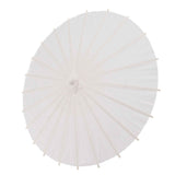 Kids Paper Parasol Bamboo and Paper Chinese Style Elegant White DIY Paper Umbrellas for Decoration 40cm/15.7in In Australia - Darrahopens