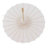 Kids Paper Parasol Bamboo and Paper Chinese Style Elegant White DIY Paper Umbrellas for Decoration 40cm/15.7in In Australia - Darrahopens