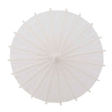 Kids Paper Parasol Bamboo and Paper Chinese Style Elegant White DIY Paper Umbrellas for Decoration 28cm/11in In Australia - Darrahopens