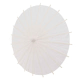 Kids Paper Parasol Bamboo and Paper Chinese Style Elegant White DIY Paper Umbrellas for Decoration 28cm/11in In Australia - Darrahopens