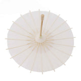 Kids Paper Parasol Bamboo and Paper Chinese Style Elegant White DIY Paper Umbrellas for Decoration 28cm/11in In Australia - Darrahopens