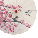 Chinese Oiled Paper Umbrella Handmade Paper Umbrella with Wood Handle for Performance Wedding Party