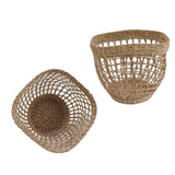 2PCS Woven Basket Handwoven Sea Grass Storage Basket for Flower Plant Farmhouse Home Decor In Australia - Darrahopens