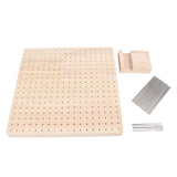 9.3in Rubber Wooden Crochet Blocking Board Crochet Accessories with 20pcs Steel Pins Stand for Knitting Crochet Projects In Australia - Darrahopens