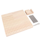 9.3in Rubber Wooden Crochet Blocking Board Crochet Accessories with 20pcs Steel Pins Stand for Knitting Crochet Projects In Australia - Darrahopens