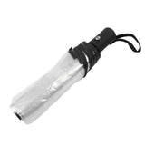 Clear Automatic Foldable Umbrella 8 Ribs 3 Folding Black Edging Transparent Auto Open Close Umbrella for Outdoor Travel Wedding In Australia - Darrahopens