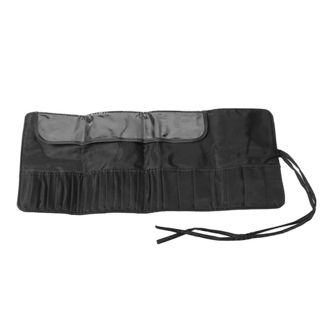 Makeup Brush Case 26 Holes Cosmetic Tool Storage Bag Black Large Capacity Waterproof Travel Makeup Brush Organizer In Australia - Darrahopens