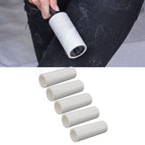 5Pcs Lint Roller Refills Static Free Extra Sticky Lint Roller Refills for Clothes Pet Dog Cat Hair 12 Inch