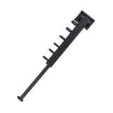 Wall Mounted Clothes Drying Rack Retractable Laundry Drying Rack for Balcony Bedroom Black