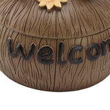 Cute Resin Ashtray Innovative Cartoon Animal Hand Painted Cigarette Ashtray with Lid for Home Living Room Office Caterpillar