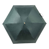 6 Ribs Umbrella Sun Protection UPF50 Impact Cloth Portable Folding Umbrella for Sunny Rainy Dark Green In Australia - Darrahopens