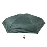 6 Ribs Umbrella Sun Protection UPF50 Impact Cloth Portable Folding Umbrella for Sunny Rainy Dark Green