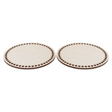 2 Pcs Wooden Crochet Bag Bottom Rounded Crochet Basket Wood Base for DIY Basket Bags In Australia - Darrahopens