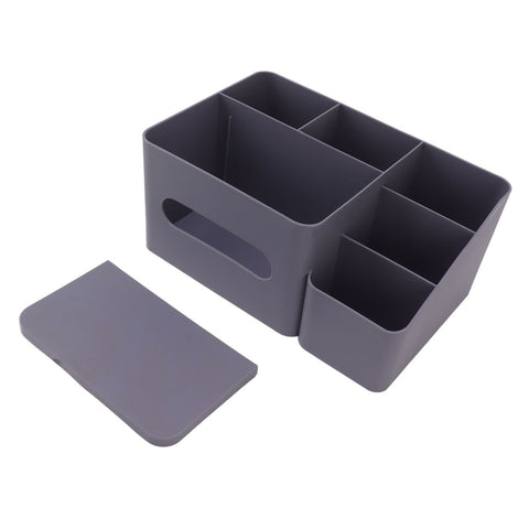 Tissue Box Organizer with Lid Plastic Exquisite Smooth Surface Tissue Desk Organizer for Home Office Purple In Australia - Darrahopens