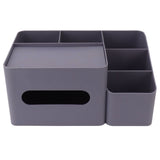 Tissue Box Organizer with Lid Plastic Exquisite Smooth Surface Tissue Desk Organizer for Home Office Purple In Australia - Darrahopens