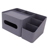 Tissue Box Organizer with Lid Plastic Exquisite Smooth Surface Tissue Desk Organizer for Home Office Purple In Australia - Darrahopens