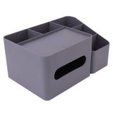 Tissue Box Organizer with Lid Plastic Exquisite Smooth Surface Tissue Desk Organizer for Home Office Purple In Australia - Darrahopens