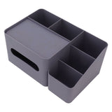 Tissue Box Organizer with Lid Plastic Exquisite Smooth Surface Tissue Desk Organizer for Home Office Purple In Australia - Darrahopens