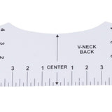 8PCS T Shirt Ruler Guide PVC Clothing Centering Design T Shirt Alignment Tool for Heat Press Accessories
