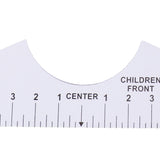 8PCS T Shirt Ruler Guide PVC Clothing Centering Design T Shirt Alignment Tool for Heat Press Accessories