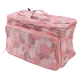 Knitting Bag Pink Oxford Cloth DIY Multifunctional Portable Crochet Holder Bag with Dividers for Knitting Needles Yarn Balls Sewing Supplies In Australia - Darrahopens