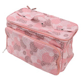 Knitting Bag Pink Oxford Cloth DIY Multifunctional Portable Crochet Holder Bag with Dividers for Knitting Needles Yarn Balls Sewing Supplies In Australia - Darrahopens